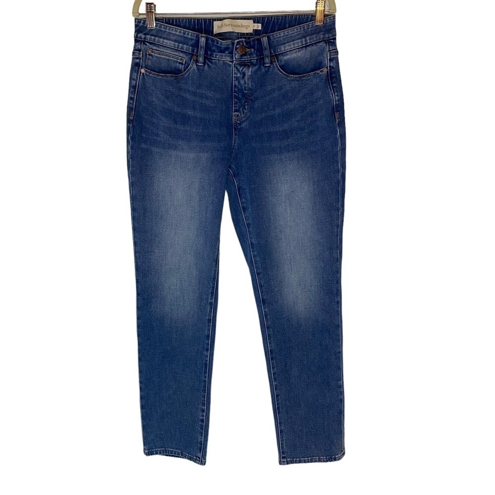 Soft Surroundings The Ultimate Denim Relaxed Straight Jeans Medium